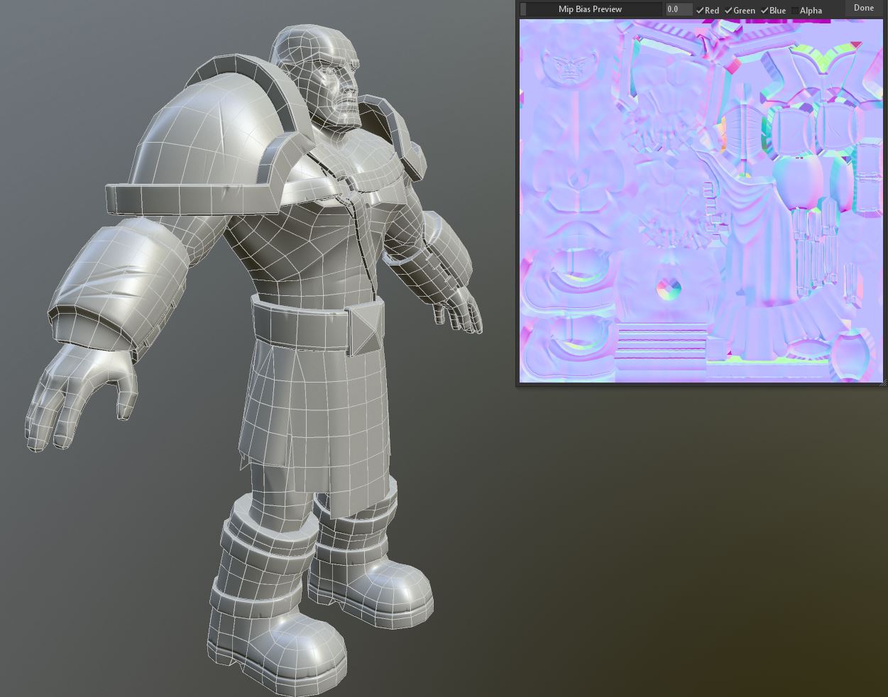 Карты нормалей 3D модель