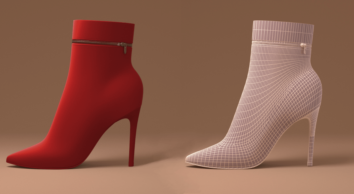 3D shoes разработка